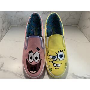 SpongeBob SquarePants & Patrick Slide Slip-on Shoes Ground Up Men Size 11,